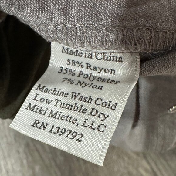 NWT Miki Miette Camo Pants with Rainbow Ribbon Tie, Size 9M - Picture 5 of 6